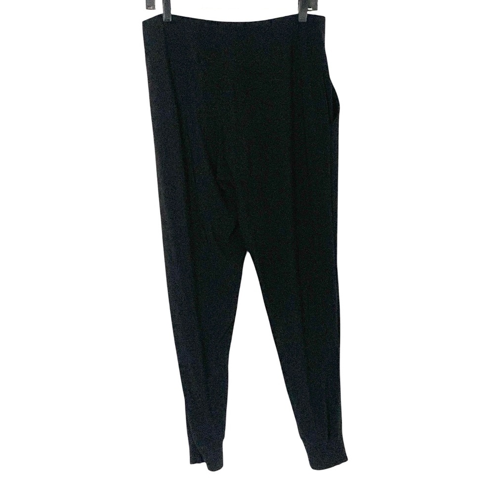 Sympli 12 Black Pull On Jogger Style Casual Pants with Pockets Comfy Lounge